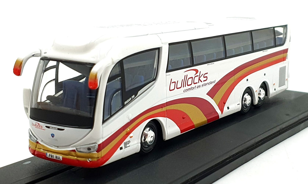Oxford Diecast 1/76 Scale 76IRZ006 - Scania Irizar PB Bullocks Coach - White