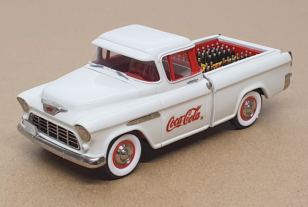 Brooklin 1/43 Scale BRK53 - 1955 Chevrolet Pickup Coca-Cola - White REWORKED