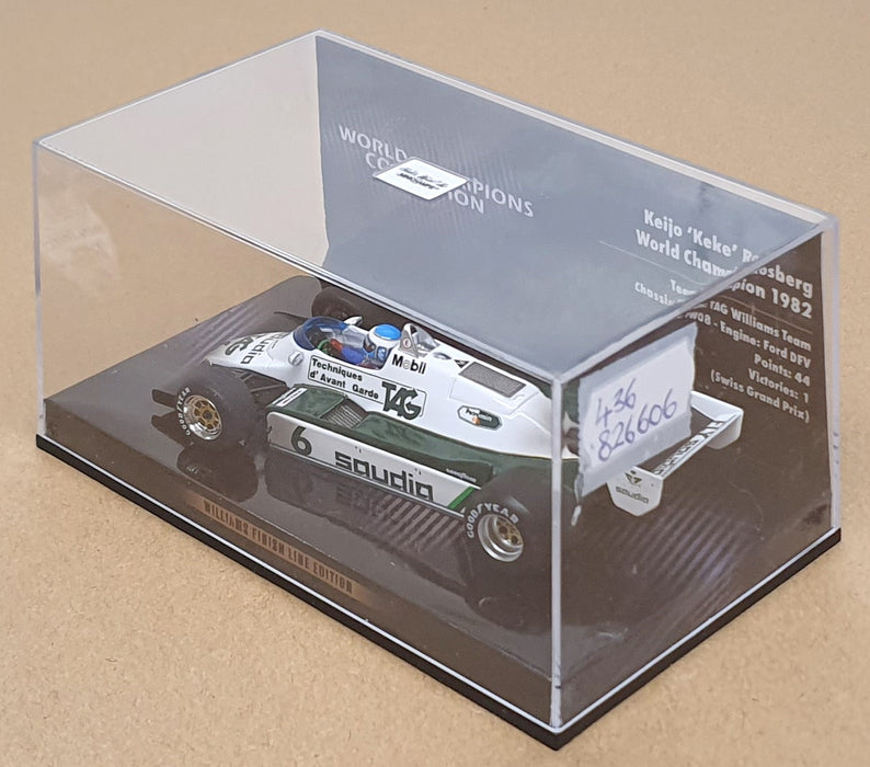 Minichamps 1/43 Scale 436 826606 - F1 TAG Williams World Champ Rosberg 1982