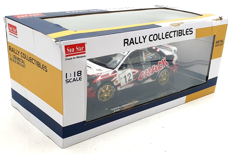 Sun Star 1/18 Scale Diecast 5515 Subaru Impreza 555 #12 L.Paul Belgium Rally '98