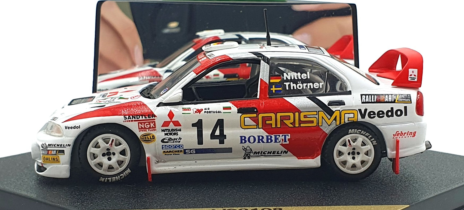 Vitesse 1/43 Scale V98108 - Mitsubishi Carisma GT #14 Portugal Rally 1998