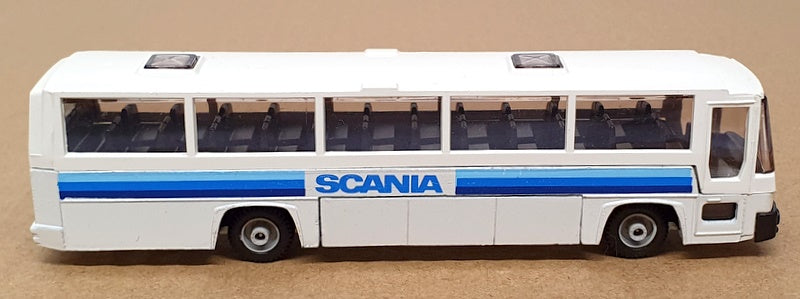 Etsi 1/87 Scale Diecast 187SCA - Scania Coach Bus - White/Blue
