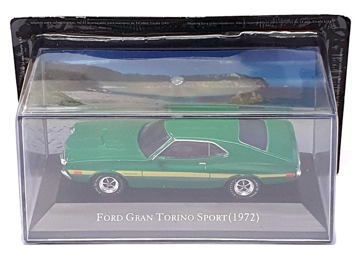 Altaya 1/43 Scale Diecast 28525B - 1972 Ford Gran Torino Sport - Green