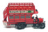Corgi Appx 15cm Long C858 - Basingstoke Gazette Thornycroft Bus - Red