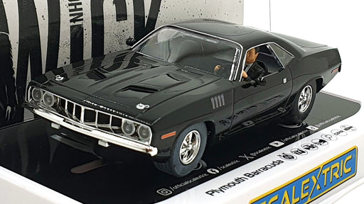 Scalextric 1/32 Scale Slotcar C4595 - Plymouth Barracuda - Wick