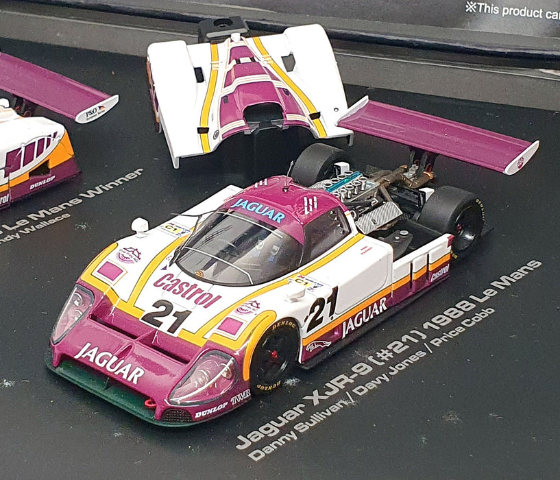 HPI Racing 1/43 Scale 8055 - Jaguar XJR-9 24H Le Mans 1988 Castrol 3 Car Set
