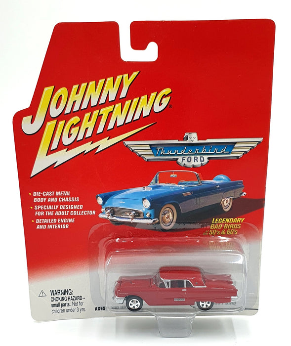 Johnny Lightning 1/64 Scale 455-01 - 1958 Ford T-Bird - Red