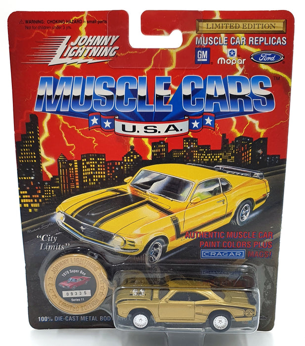 Johnny Lightning 1/64 Scale 200-210 - Muscle Cars USA 1970 Super Bee - Gold