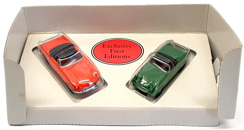 EFE 1/76 Scale 11503 11703 - Austin Healey Sprite & MGB Roadster - Orange Green