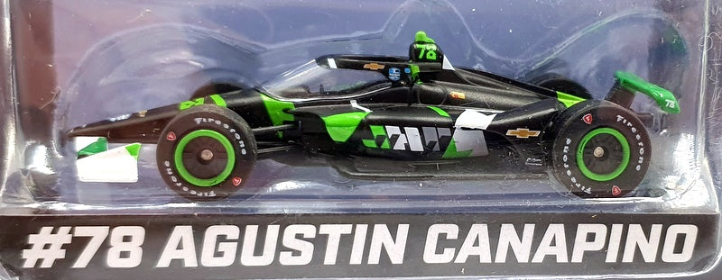 Greenlight 1/64 Scale 11570 NTT Indycar Series #78 A. Canapino - Blue/Green