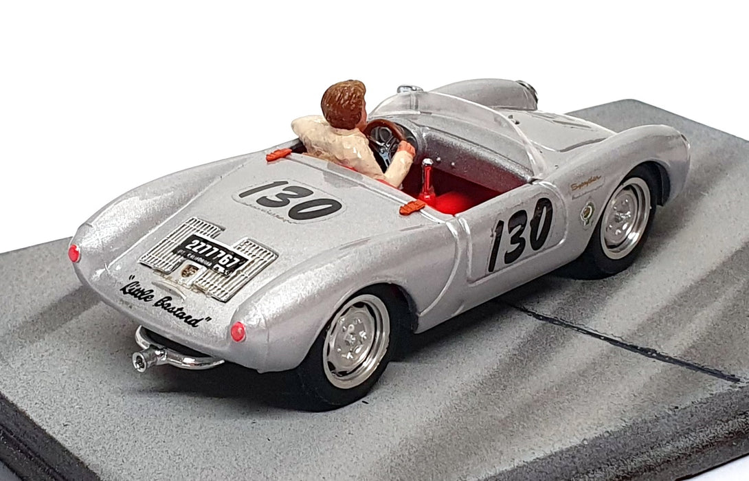 Brumm AutoStory 1/43 Scale AS10 - Porsche 550 #130 James Dean - Silver