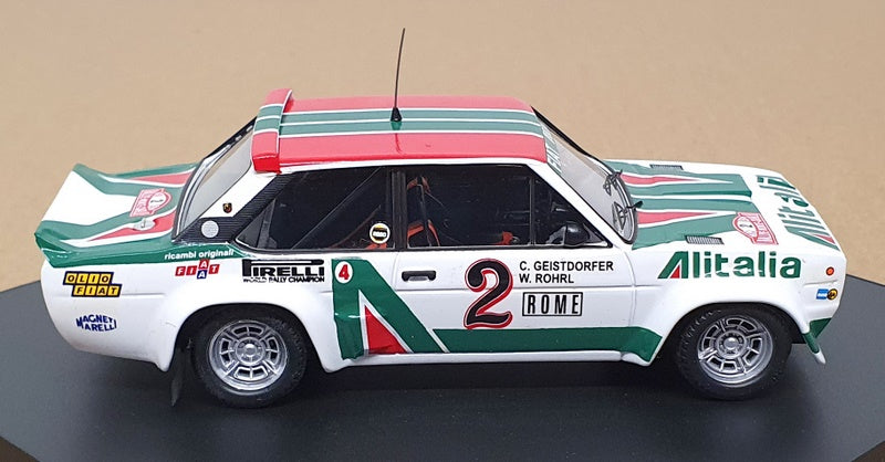 Trofeu 1/43 Scale 1409 - Fiat 131 Abarth #2 Monte Carlo 1978 - White/Green/Red