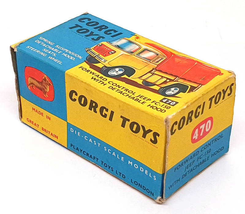 Corgi Toys Original Diecast 470 Forward Control Jeep FC-150 With Detachable Hood