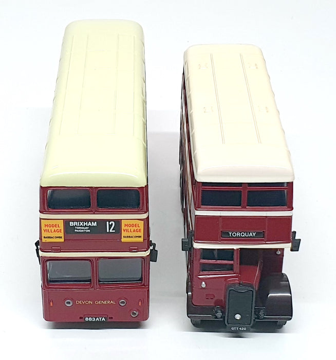 Corgi 1/50 Scale 97052 - Guy Arab & Leyland Atlantean Devon General 75th Ann