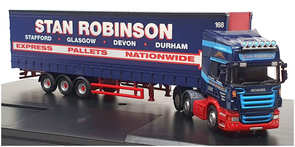 Oxford Diecast 1/76 Scale SCA04CS - Scania Truck & Trailer - Stan Robinson