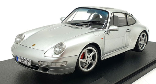 Solido 1/18 Scale Diecast S1810103 - 1996 Porsche 911 (993) 4S Met. Polar Silver