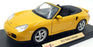 Maisto 1/18 Scale Diecast 31660 - Porsche 911 Turbo Cabriolet - Yellow