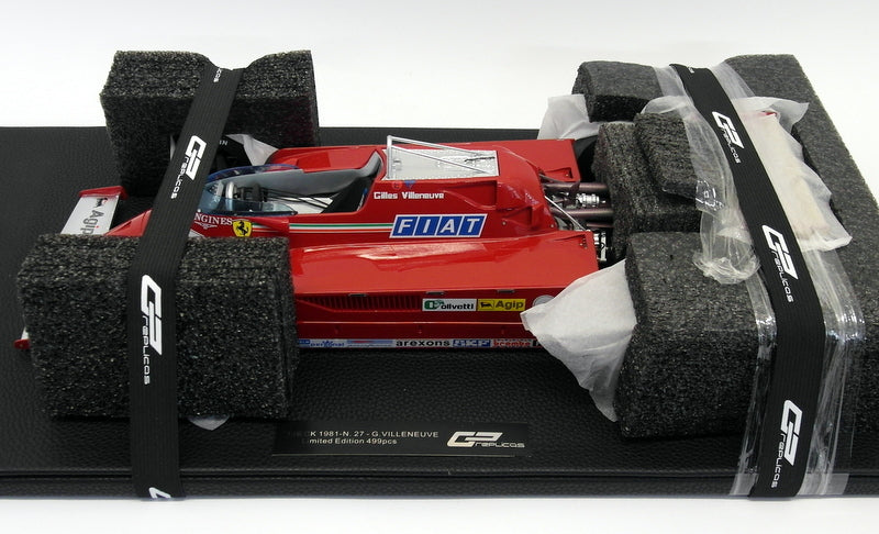 GP Replicas 1/12 Scale GP12-16A - F1 Ferrari 126 CK 1981 #27 G. Villeneuve