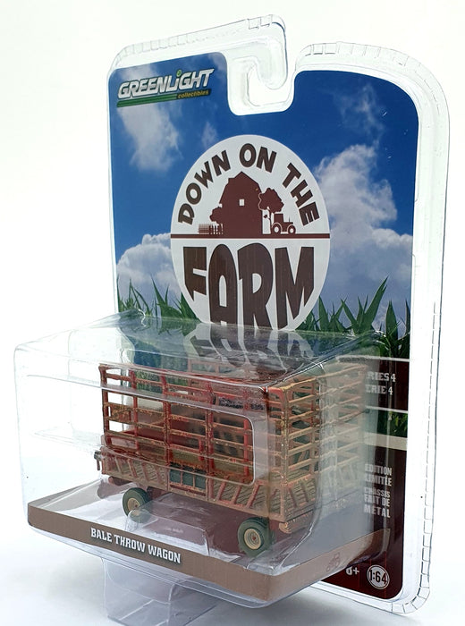Greenlight 1/64 Scale 48040-F - Bale Throw Wagon - Rusty