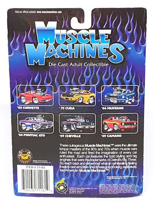 Muscle Machines 1/64 Scale 71161 01-73 - 1955 Chevrolet Chevy - Champagne