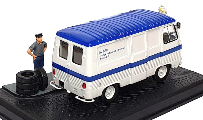 Altaya La Route Bleue 1/43 Scale DIR104 - Peugeot J7 Van Diorama - White/Blue