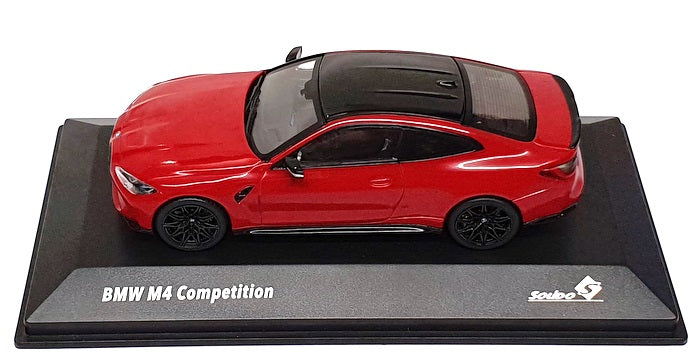 Solido 1/43 Scale S4316001 - BMW M4 Competition - Imola Red