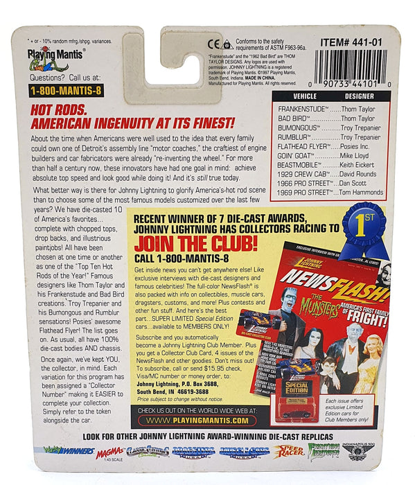 Johnny Lightning 1/64 Scale 441-02 Hot Rods Collector #26 Goin' Goat