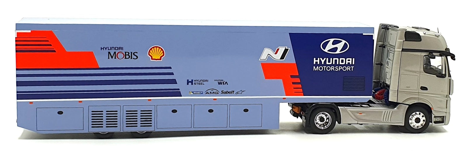 Ixo Models 1/43 Scale TTR019 Mercedes-Benz Actros MP4 Hyundai WRC 2019