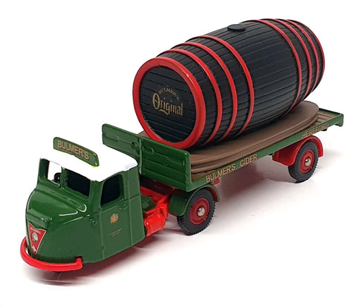 Corgi 1/76 Scale DG148010 - Scammell Scarab Flatbed & Barrel (Bulmers) Green