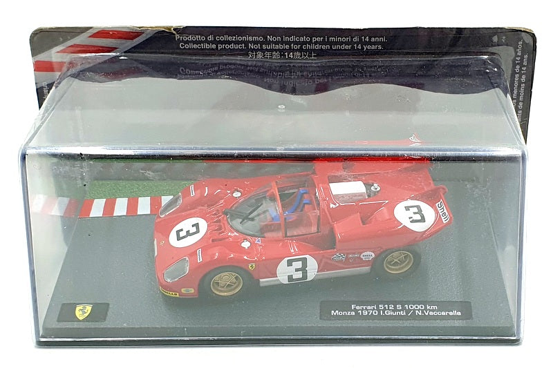 Altaya 1/43 Scale 28424B - Ferrari 512 S #3 1000 km Monza 1970