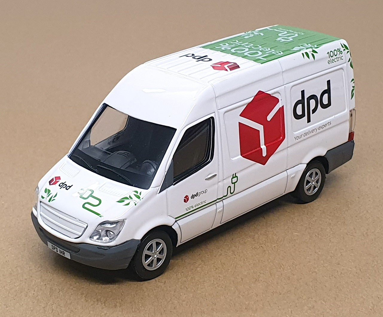 China Brand 1/43 Scale DPD43S - Mercedes Benz Sprinter Van 100% Electric DPD