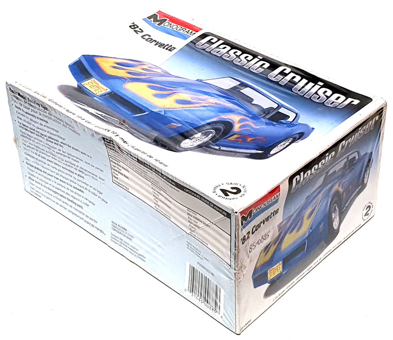 Monogram 1/24 Scale Unbuilt Model Kit 85-0885 - 1982 Chevrolet Corvette