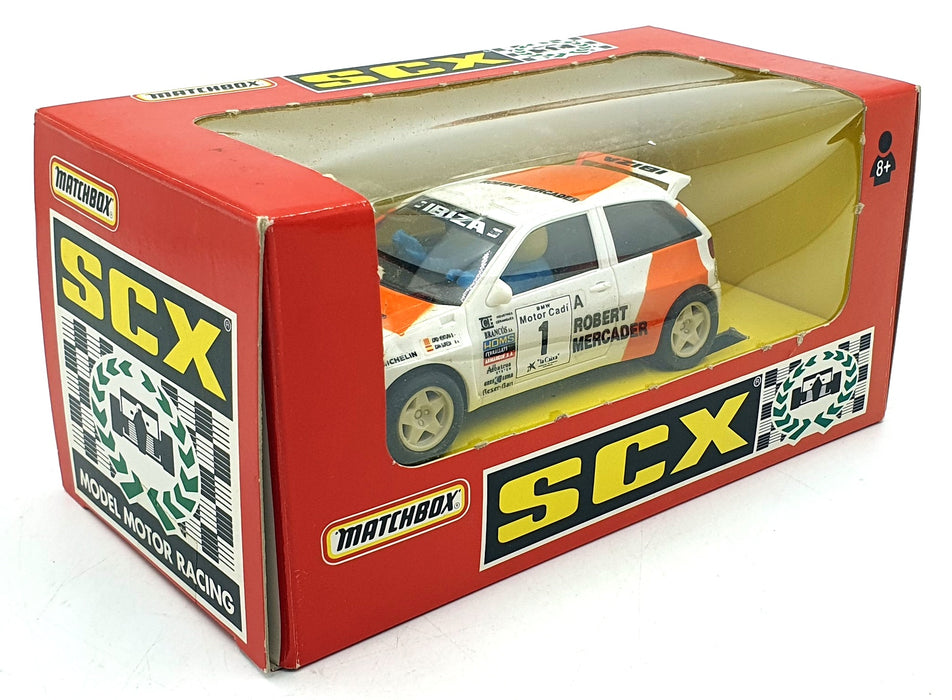 Matchbox SCX 1/32 Scale Slot Car 83900.20 - Seat Ibiza Coupe #1 Robert Mercader