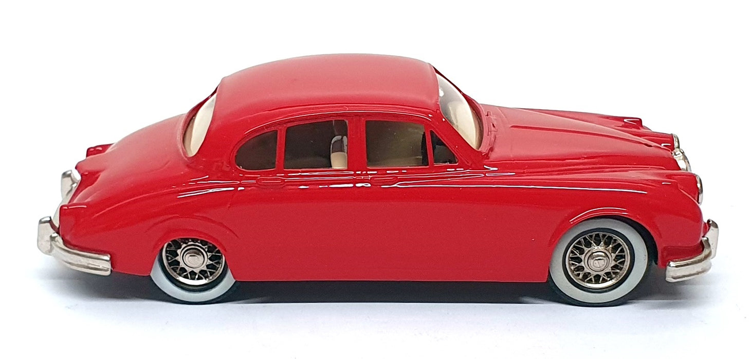 Classic 43 1/43 Scale 1001 - 1959-67 Jaguar Mk2 Saloon Export Spec - Red