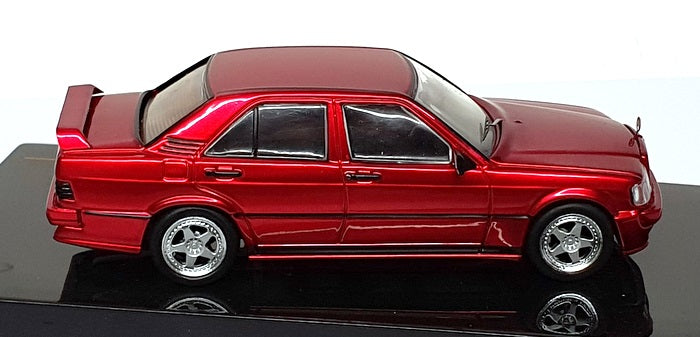 Ixo 1/43 Scale CLC580N.22 - 1984 Mercedes Benz 190E 2.3 16V Customized Met. Red
