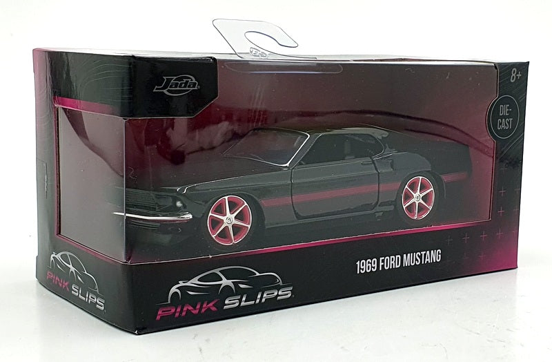 Jada 1/32 Scale 34853 - 1969 Ford Mustang Pink Slips - Black/Pink