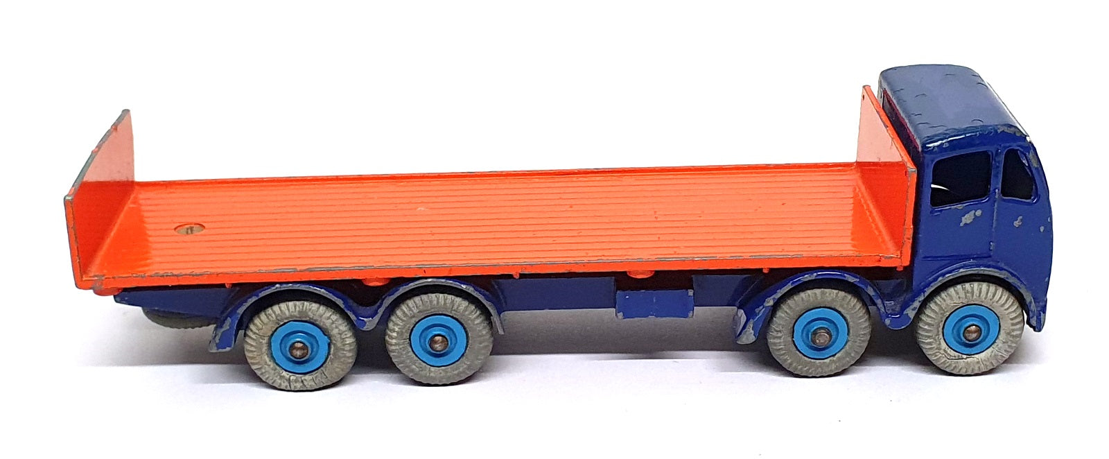 Dinky Toys Original Diecast 903 - Foden Flat Truck With Tailboard - Blue/Orange