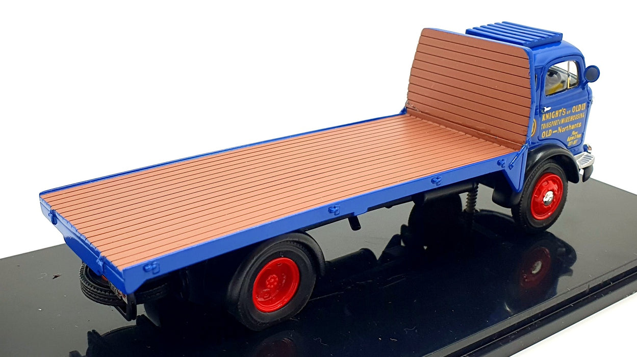 British Transport Classics 1/50 Scale 010201 Commer Flatbed Knights Of Old Blue