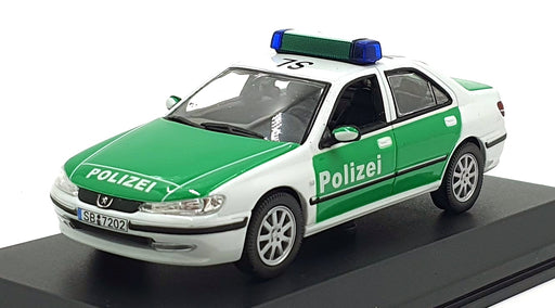 Norev 1/43 Scale 474616 - Peugeot 406 Police - White/Green