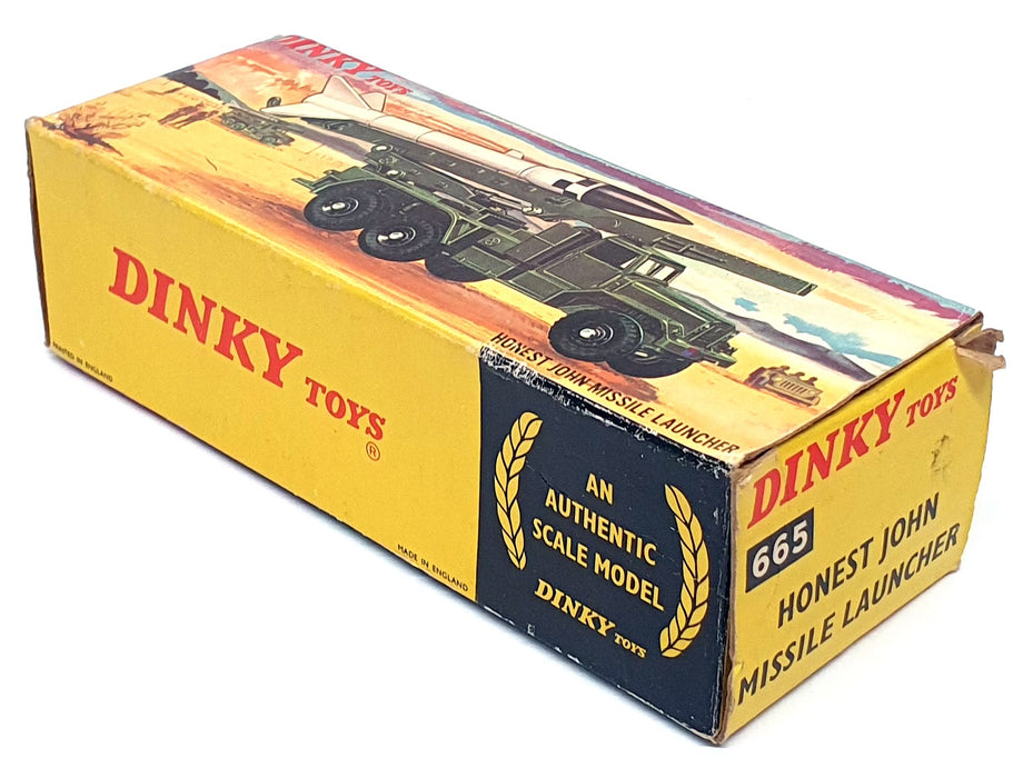 Dinky Toys Original Diecast 665 - Honest John Missile Launcher - Green