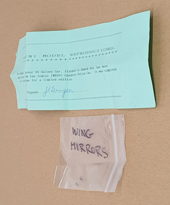 Jemini Model Reproductions 1/43 Scale JMR001 - 1955 Rover 90 - Damask Red