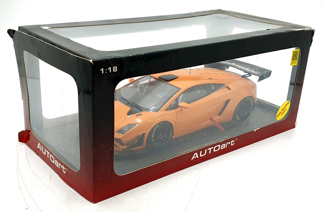 Autoart 1/18 Scale Diecast 81357 - 2013 Lamborghini Gallardo GT3 FL2 Met Orange