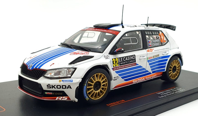 IXO Models 1/24 Scale 24RAL013B - Skoda Fabia R5 #32 Monte - Carlo 2017