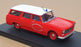 Eligor 1/43 Scale 101278 - Peugeot 404 Break Pompiers - Red/White