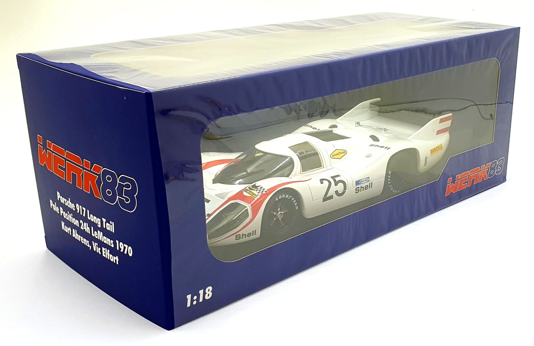 Werk83 1/18 Scale Diecast W18034001 - Porsche 917 Long Tail #25 LM 1970