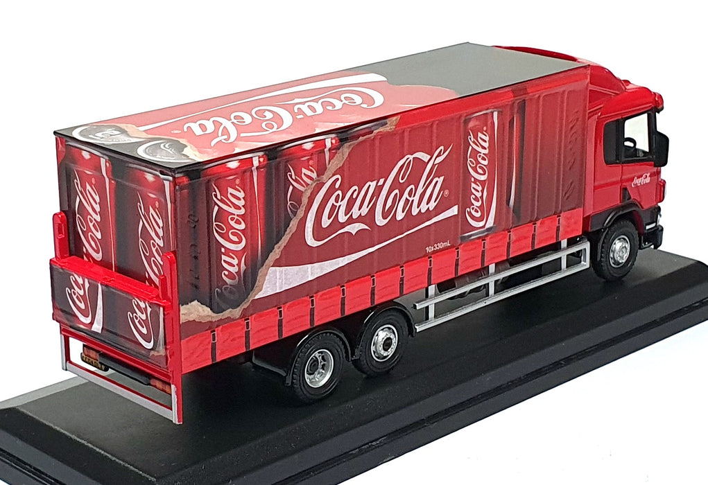 Oxford Diecast 1/76 Scale 76S94004CC - Scania 94D 6W Curtainside - Coca-Cola