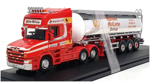 Oxford Diecast 1/76 Scale 76TCAB011 Scania T Cab Cylindrical Tanker (W.McCurdy)
