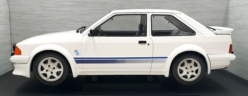 Model Car Group 1/18 Scale Diecast MCG18419 - 1985 Ford Escort RS Turbo - White