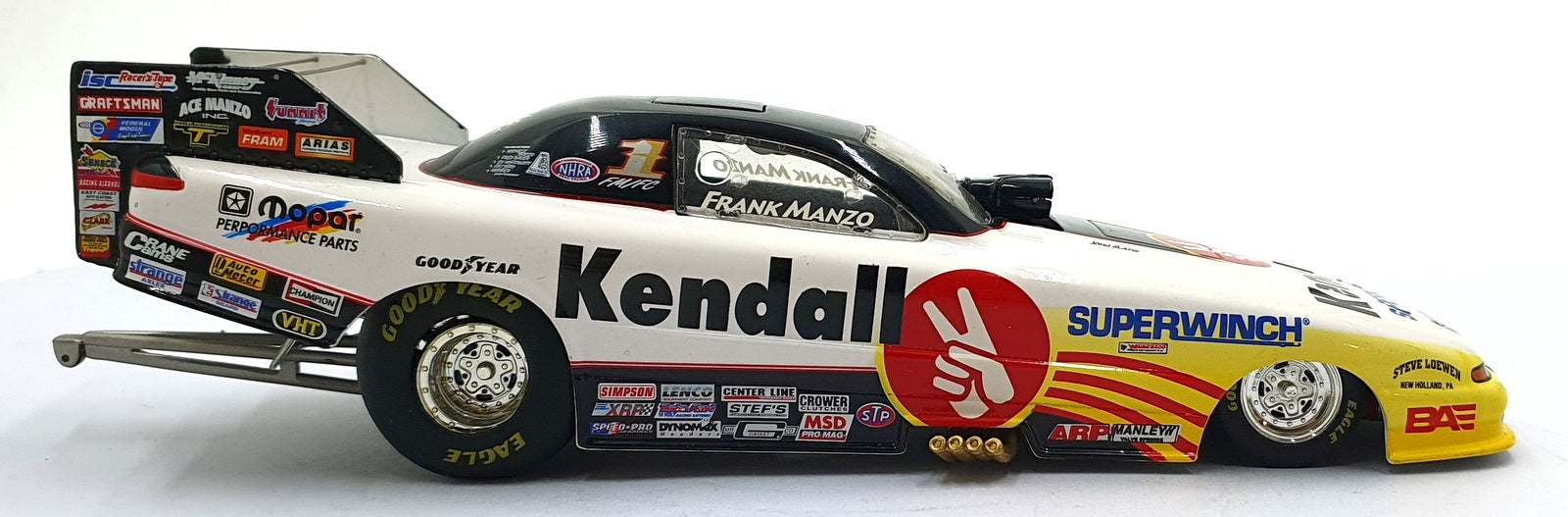 Ertl 1/24 Scale Diecast 32391 - MOPAR Precision Funny Car Dragster NHRA - Manzo