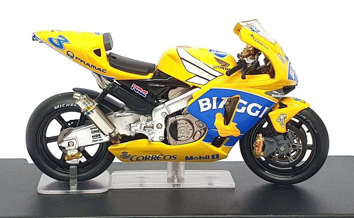 Ixo 1/24 Scale MB014 - Honda RC211V Motorbike #3 MotoGP 2003 Biaggi
